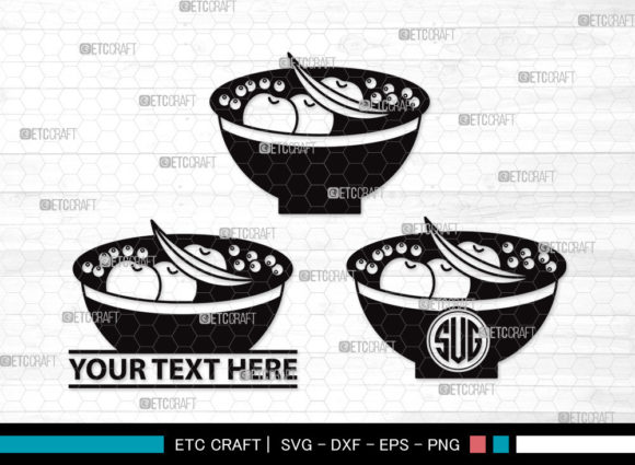 Bowl Healthy Monogram SVG Cut File Review