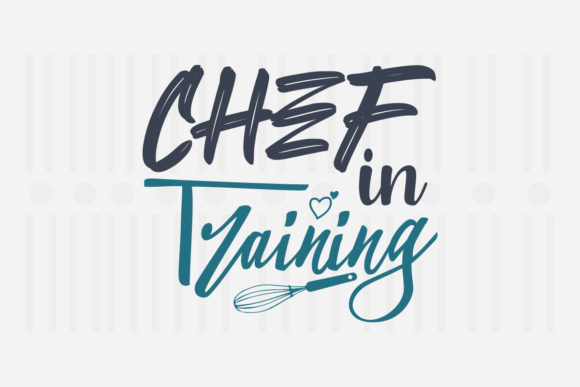 Chef in Training Kitchen SVG Graphics for Crafts