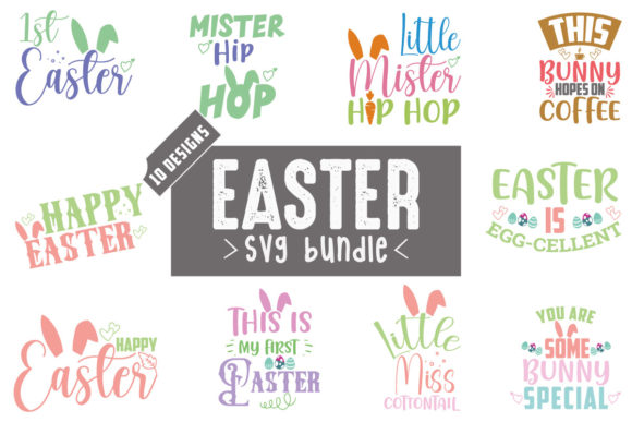 Easter SVG Bundle Vol.5: A Graphic Design Asset for Creative Crafts