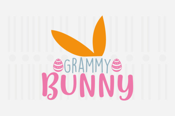 Grammy Bunny Easter SVG for Crafts and Graphics