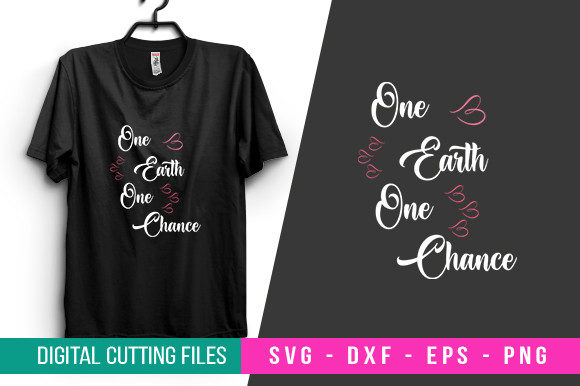 Happy Earth Day T-shirt Design for Crafts and Graphics