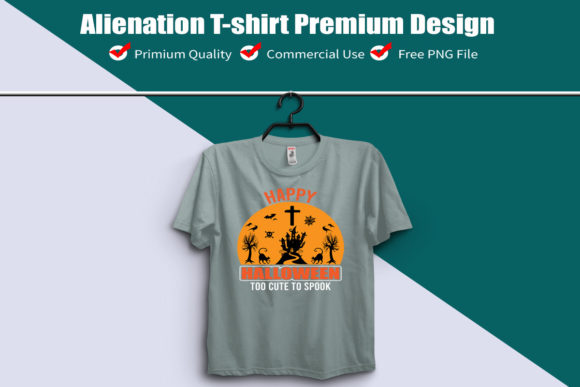 Happy Halloween T-shirt Design SVG for Crafts and Graphics