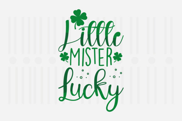 Little Mister Lucky SVG for Embroidery Projects
