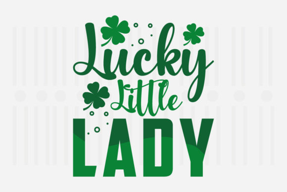 Lucky Little Lady SVG: A Versatile Graphic for Crafts and Web Design