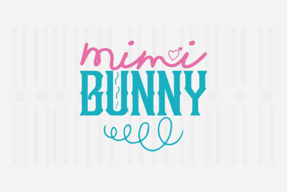 Mimi Bunny Easter SVG for Crafts and Graphics