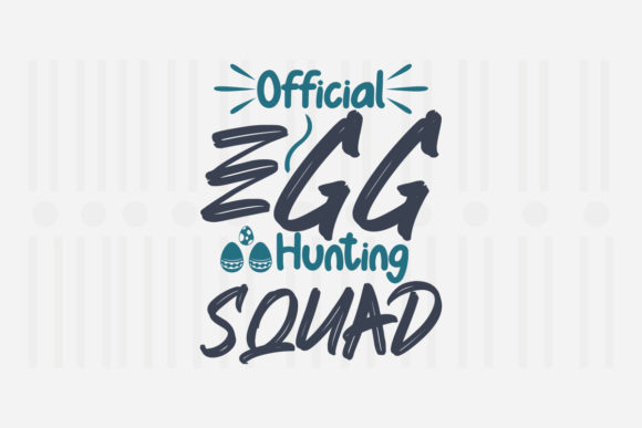 Official Egg Hunting Squad Easter SVG for Graphics and Crafts