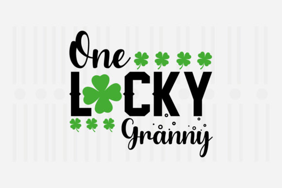 One Lucky Granny SVG for Local Business Branding